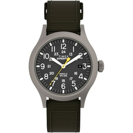 Timex Men's Expedition Camper Nylon/Leather Strap Watch