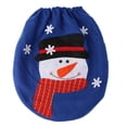 thumbnail image 2 of Funda De Asiento De Inodoro Pad Mat Closestool Tapa Lavable Christmas Home Baño Decoración Sunnimix Cubierta del asiento del inodoro de Navidad, 2 of 8