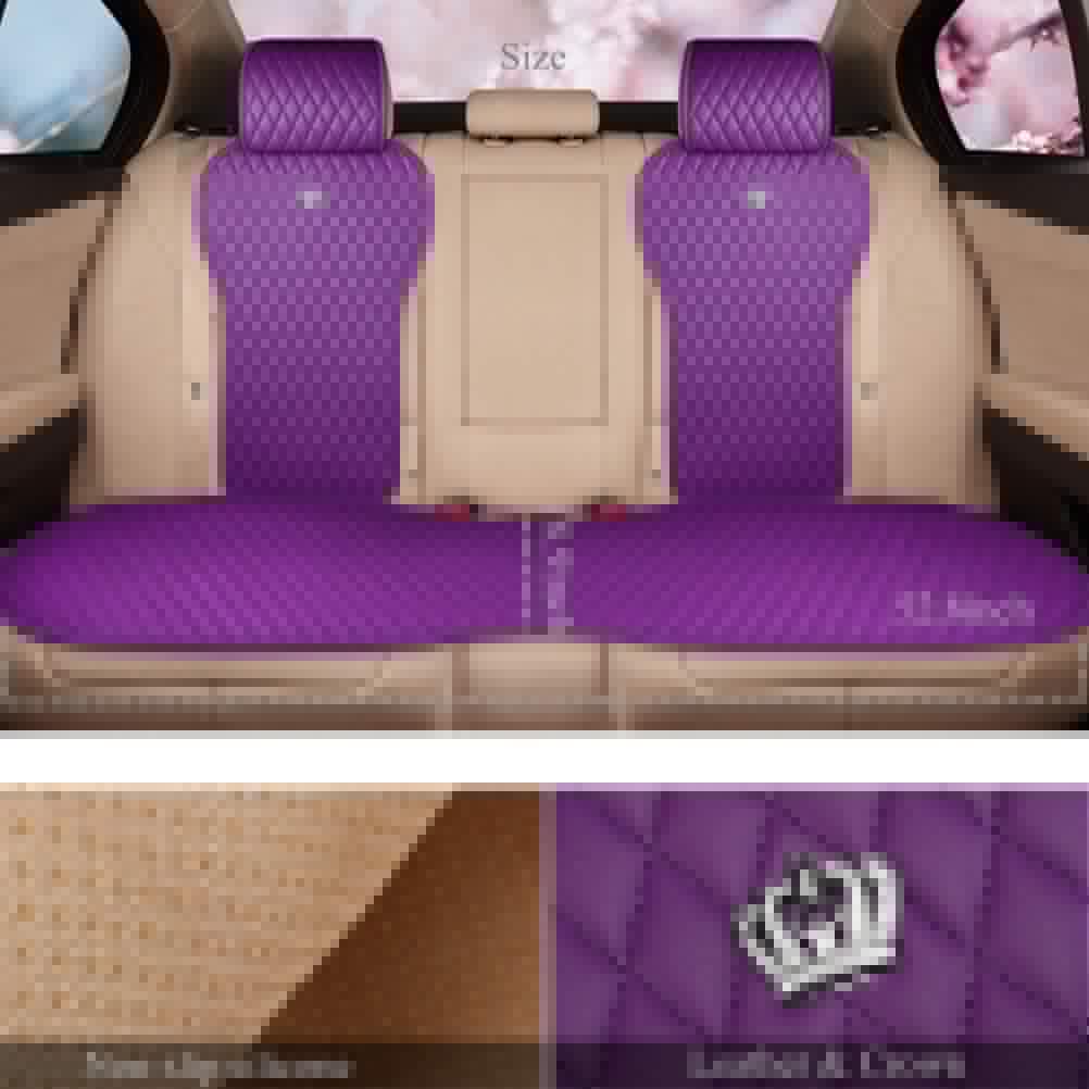 thumbnail image 3 of Universal Seat Covers for Cars Leather Seat Cover Black Car Seat Cover 2/3 Covered 11PCS Fit Car/Auto/Truck/SUV, 3 of 6