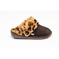 thumbnail image 3 of Natural Suede Women Slippers | Leopard/chocolate |7, 3 of 5