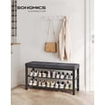 thumbnail image 2 of Banco para zapatos SONGMICS Entryway con cojín y espacio de almacenamiento, 10 pares, 2 of 6