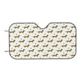 thumbnail image 6 of Lsque Dachshund Going To Play Tennis Car Windshield Sun Shade | Accordion Folding Style Auto Shade for Car Truck SUV Van | Blocks UV Rays Sun Visor Protector | Medium, 6 of 7