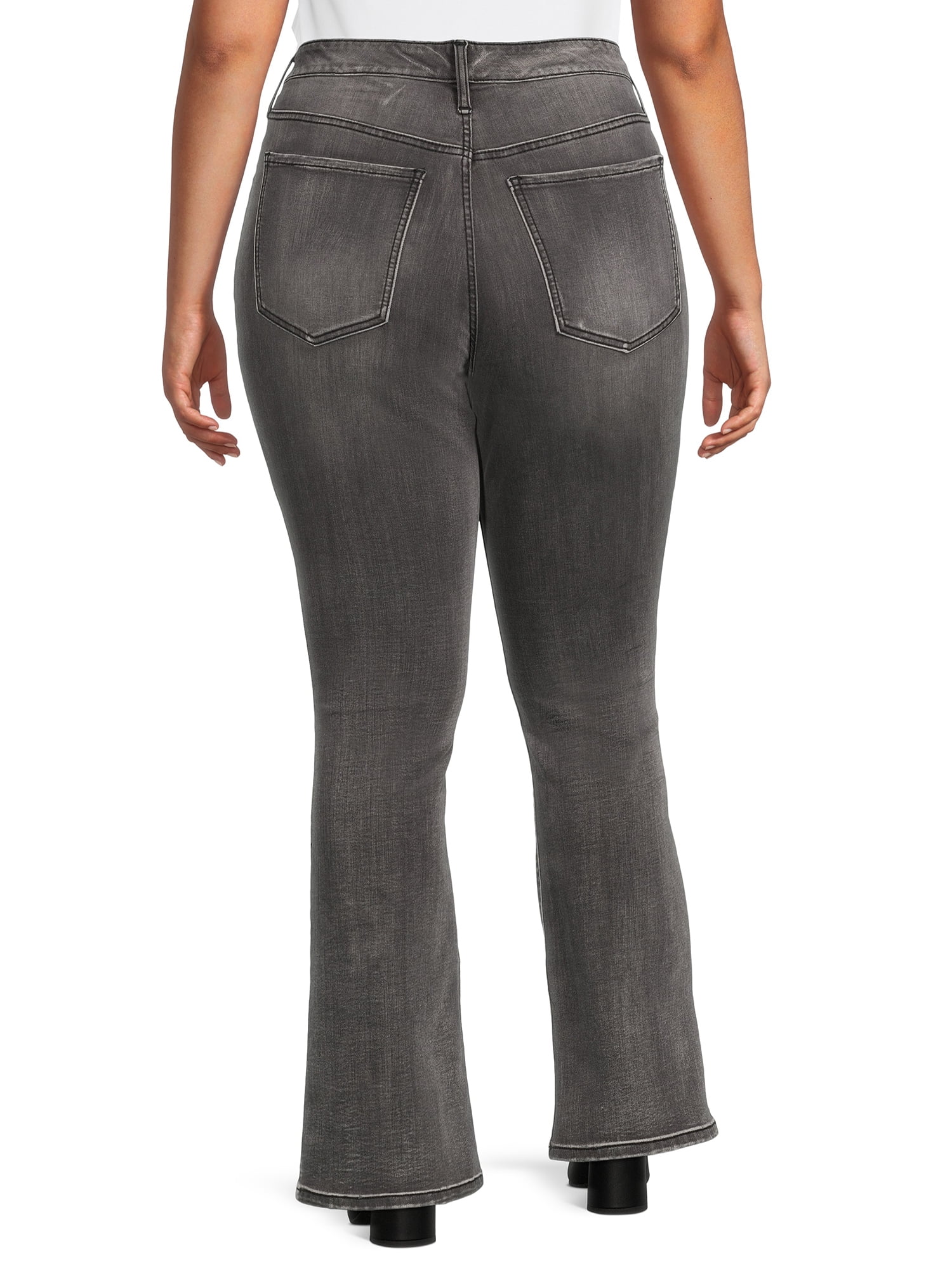 Terra & Sky Women's Plus Size Bootcut Jeans