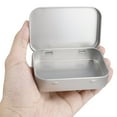 thumbnail image 2 of 6Pcs Metal Box Tin-Plated Container Empty Hinged Lid Small Empty Storage Box, 2 of 10