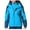 Blue, variant on Womens Coats Outerwear Winter Women Detachable Cap and Windproof Thick Three-in-one Jacket Outdoor Sports Warm Jacket