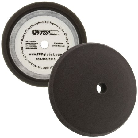 8" Black Extra Fine Foam Finishing Grip Pad Final Buff Polish Wax