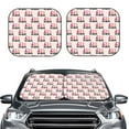 thumbnail image 2 of Daiia Mothers Day 2PCS Car Windshield Sun Shade, Foldable Sun Shield for Car Front Window, Auto Sun Blocker Visor Protector Universal for Truck SUV Pickup-Large, 2 of 7
