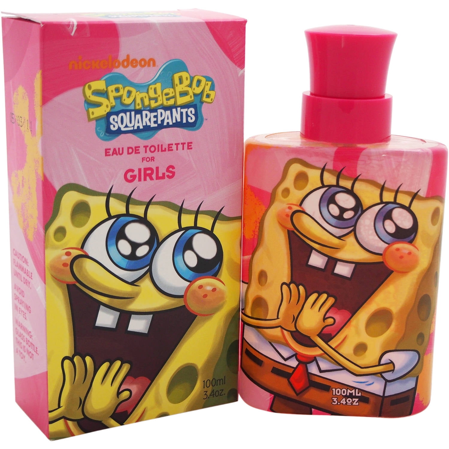 Nickelodeon Sponge Bob Squarepants for Women Eau de Toilette Spray, 3.4 fl oz