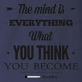 thumbnail image 3 of CafePress - Buddha Saying The Mind Is Everything ... Long Sl - Long Sleeve Dark T-Shirt, 3 of 4