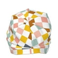 thumbnail image 3 of Logiee Colorful Checkered 1 Print Unisex Knit Beanie for Men Women Winter Hat,Beanies Skull Caps, 3 of 7