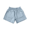 thumbnail image 7 of Landzoo Women'S Shorts Solid Color Zip Front With Pockets Summer Quick Dry Women Shorts Size S Blue, 7 of 7