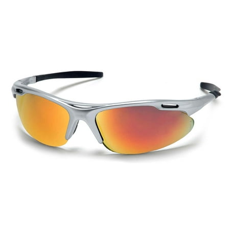 Silver Frame/Ice Orange Lens