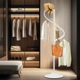 thumbnail image 3 of Spiral 360° Rotating Garment Rack - Floor-Standing Clothes Organizer White 1.8m, 3 of 14