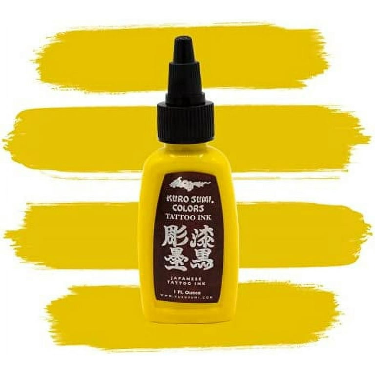 Kuro Sumi Japanese Tattoo Color Ink Pigments Set, Vegan