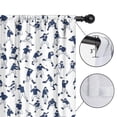 thumbnail image 4 of Baseballs and Player Silhouettes White Insulated Teens Curtains Set Of 2, Bedroom Essentials, Toddler Room Decor 42"x54", 4 of 5