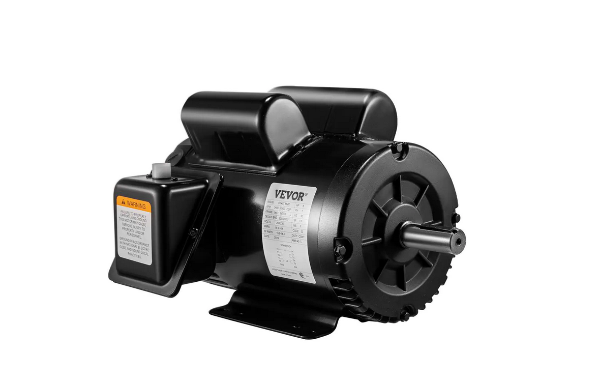 5 HP Air Compressor Motor 7/8 in. Shaft Diameter AC Electric Motor 3450