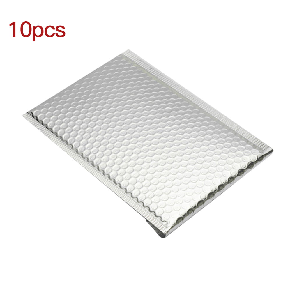 10X Poly Mailer Bubble Bag Padded Envelope Pouch Aluminum Self Sealing Packaging 