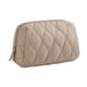 thumbnail image 3 of Organizador portátil de maquillaje, bolsa de almacenamiento acolchada para cosméticos Camello, 3 of 9