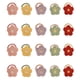 thumbnail image 1 of Preciosas gomas para el pelo para niñas, paquete de 20 coloridas gomas elásticas para el pelo con decoración de flores, 1 of 5