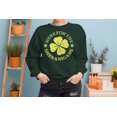 thumbnail image 2 of Here for the Shenanigans Fun St. Patricks Day Shamrock Women's Sweatshirt, 2 of 3