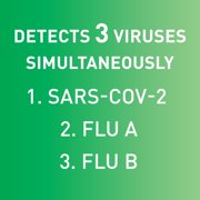 McKesson Consult COVID-19/Flu A&B Antigen Home Test Kit - Fast Results, Ages 2+ (2 Tests per Box)