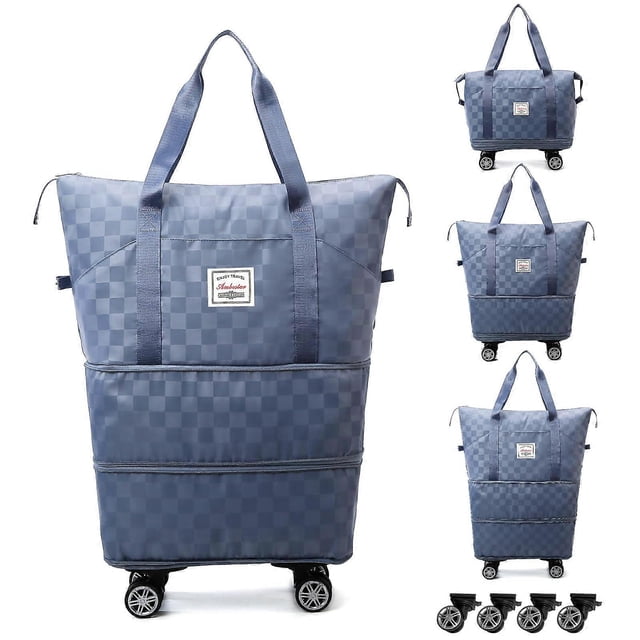 Foldable Travel Duffel Bag, Expandable Duffle Bag with Wheels, Luggage Ref: 1200