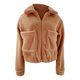 thumbnail image 5 of Gibobby Chamarra Sherpa para mujer, Chamarra Sherpa de invierno para mujer, de gran tamaño, abrigos, abrigos, abrigos, con capucha, con bolsillos(Amarillo,XG), 5 of 5