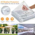 thumbnail image 4 of Lona Likeem, de 183 x 244 cm, impermeable, PVC, transparente, 24 mm, 4 of 8