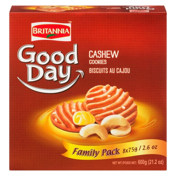 Britannia Goodday Pack familial aux noix de cajou Biscuits aux noix de cajou