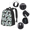 thumbnail image 2 of Balery Panda And Eucalyptus Mochila para hombre y mujer - Tela Oxford 600D resistente - Gran capacidad, resistente al agua, ideal para la escuela, viajes y senderismo, 2 of 6