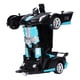 thumbnail image 5 of Coche teledirigido a escala 1:18 con un botón de deformación, robot transformable, regalo de cumpleaños para niños, 5 of 15