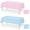 Pink Blue, variant on 12Pcs Disposable Pastel Plastic Tablecloths Rectangular Table Covers for Baby Showers Weddings Birthdays Spring Easter Summer Party Decorations 54x108 Inch