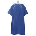 thumbnail image 1 of Plus Size Hospital Gown 5X - Royal, 1 of 1
