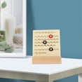 thumbnail image 1 of HINTRMENT Plastic Month Date Display Perpetual Calendar for Living Room with Square Base 1 Set, 1 of 6