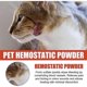 thumbnail image 4 of Polvo hemostático para mascotas Yegbong, polvo curativo para traumatismos de mascotas, polvo hemostático para limpieza de heridas en la piel de perros y gatos, 3 piezas, 4 of 5