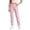 B-Pink, variant on Girls' School Uniform Stretch Jegging Pant Elastic Waist Pull-On Dress Clothes