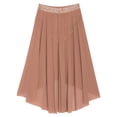 thumbnail image 4 of Nyeemya Lyrical Dance Skirt for Girls Jazz Ballet Dance Modern Performance Latin Ballroom Dancing Performance Dusty Pink 14, 4 of 5