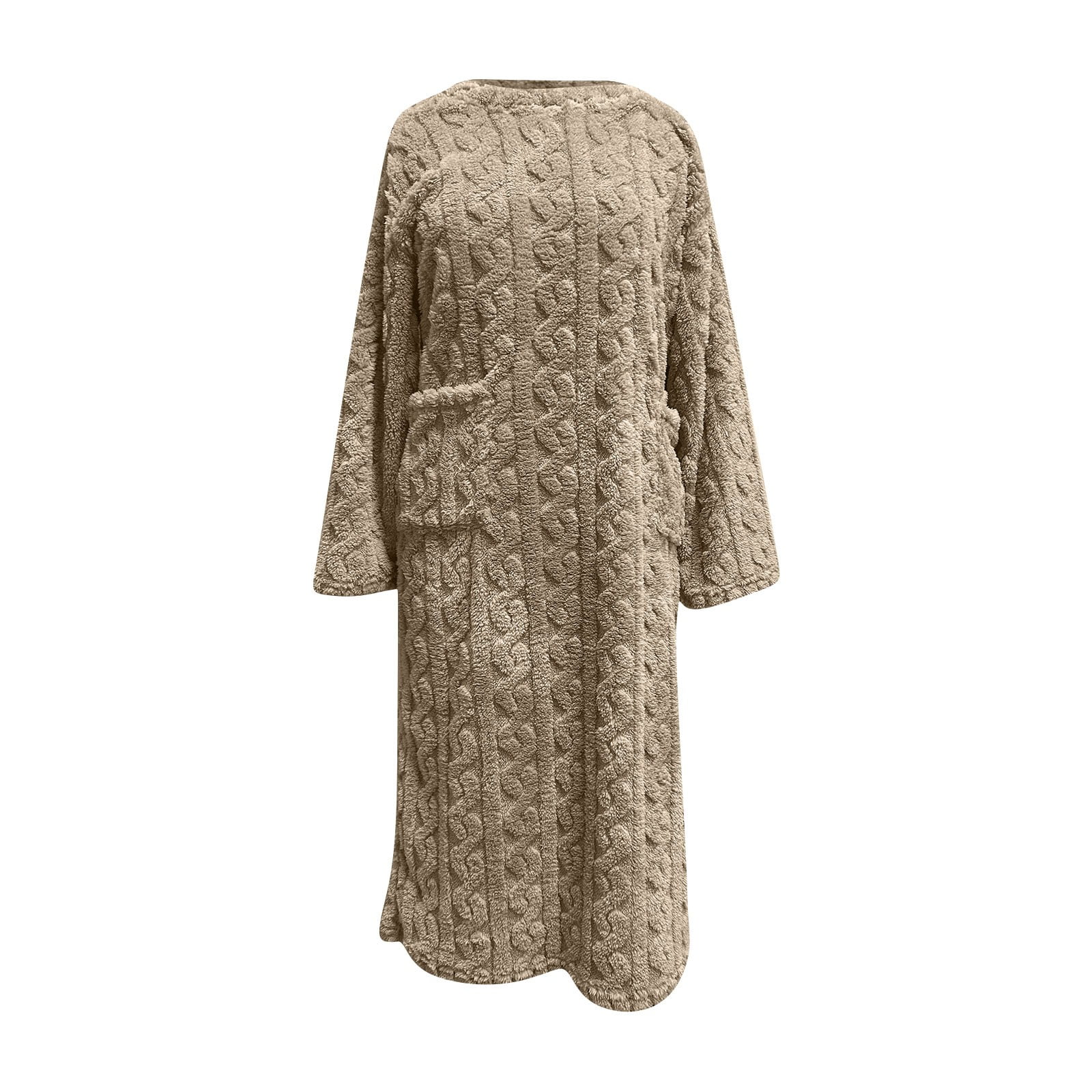 RXMEKW Womens Robes Long,Robe Bathrobe with Pocket for Keeping Warm