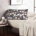 thumbnail image 6 of Rateoe cartoon cute Skull star Pattern Pillow Covers with Invisible Zipper(Pillows are not Included) Standard Pillowcases-14"x20", 6 of 6