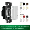 thumbnail image 2 of Lutron Ma-Pro Maestro Pro Led+ Dimmer Switch, 250W Led/500W Elv/400Va Mlv, Neutral, 2 of 7