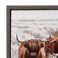 thumbnail image 2 of Hometrends Sylvania Highland Cows Framed Canvas Wall Art, 2 of 4