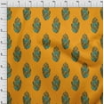 thumbnail image 3 of oneOone Coton Popeline Feuilles & Imprimé Floral en Tissu Bloc par Yard 42 Pouces de Large, 3 of 4