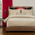 thumbnail image 2 of SIScovers Mixology Padma 7 Piece Bedcap Comforter Set Parchment Queen 7 Piece Mid-Century Modern, 2 of 5
