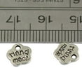 thumbnail image 3 of KLKCMS 100pcs Hand Made Label Flower Charms Pendant Jewelry Making Antique, 3 of 3
