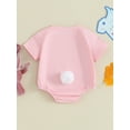 thumbnail image 4 of Jxzom Infant Baby Boy Girl My First Easter Outfit 0 3 6 12 18 Months Bunny Carrot Romper Long Sleeve Crewneck Sweatshirt Bodysuit, 4 of 8