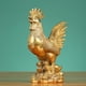 thumbnail image 3 of Estatua de gallo auspicioso lingotes riqueza Feng Shui escultura hogar oficina zodíaco chino ornamento decorativo colección de regalos de negocios, 3 of 5