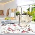 thumbnail image 5 of Christmas Cartoon Trees Dish Drying Mat for Kitchen Counter Foldable Absorbent Dish Drainer Farmhouse Dish Mats Drying Pad Dish Drainer Rack Mats for Counter 18x24, 5 of 8