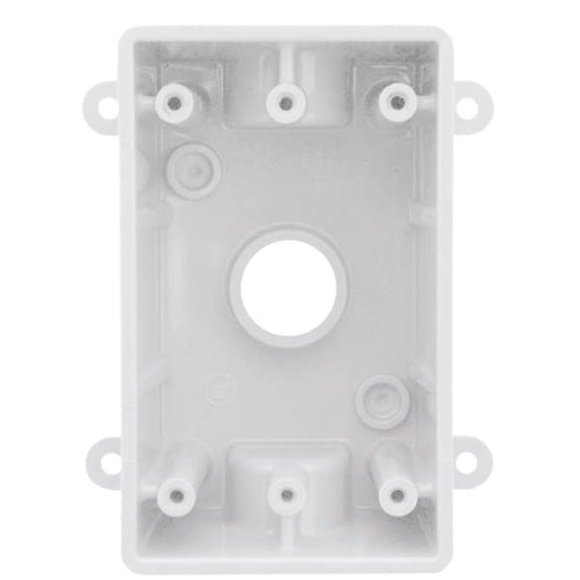 Caja de salida eléctrica exterior impermeable Sealproof de 1 módulo