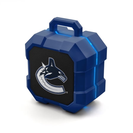 SOAR NHL Detroit Red Wings ShockBox LED Wireless Bluetooth Speaker-Vancouver Canucks