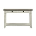 thumbnail image 2 of OakvillePark Bedos Sofa Table, Rosy Brown/Antique White, 2 of 5
